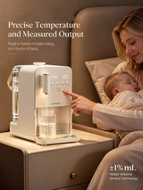 Electric Baby Water Warmer & Dispenser, Temperature-Control Countertop Kettle with Clear Water Reservoir