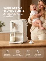 Electric Baby Water Warmer & Dispenser, Temperature-Control Countertop Kettle with Clear Water Reservoir