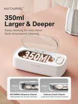 Ultrasonic Eyeglass Cleaner, Compact Glasses Cleaning Machine for Compatible Frames, Rings & Small Jewelry